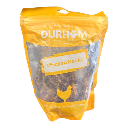 Durham Chicken Necks | Natural Air-Dried Chicken Dog Treat 140g