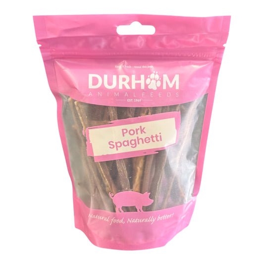 Durham Pork Spaghetti | Natural Pork Dog Treat 100g