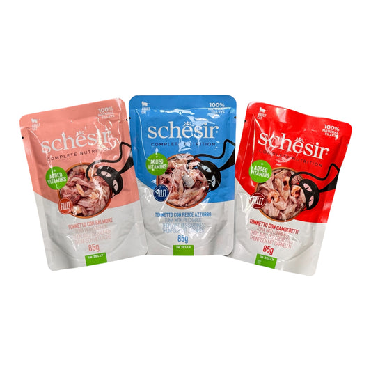 Schesir Complete Nutrition Cat Food Pouches 85g