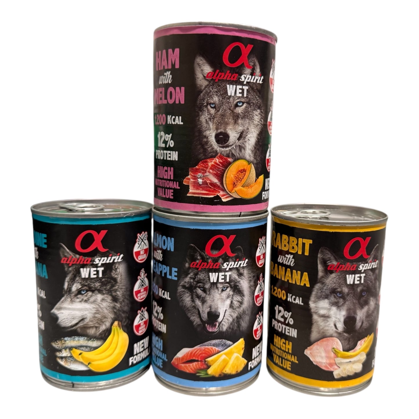 Alpha Spirit Wet Dog Food 400g