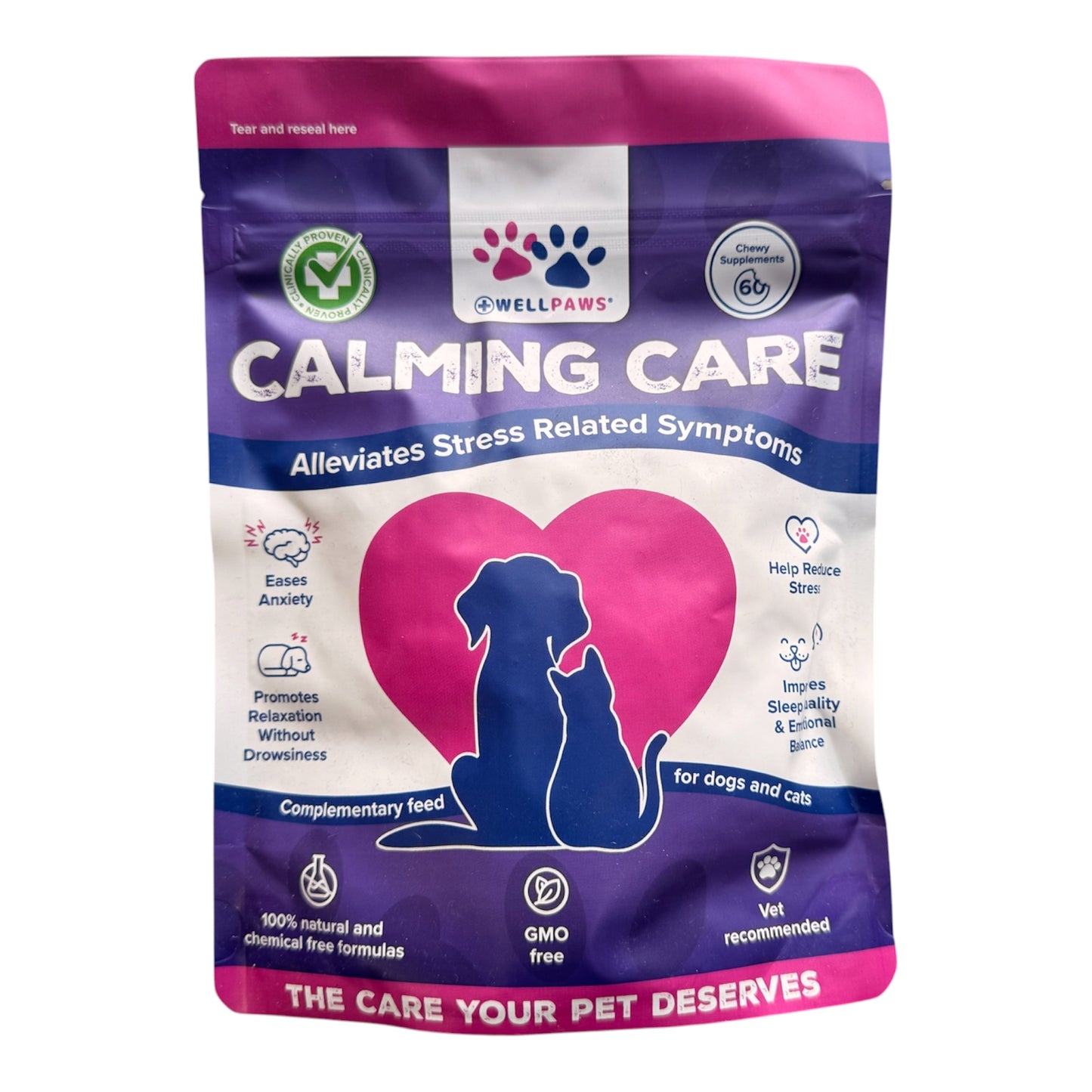 WellPaws Calming Care Chewy Supplements for Dogs & Cats – 180g