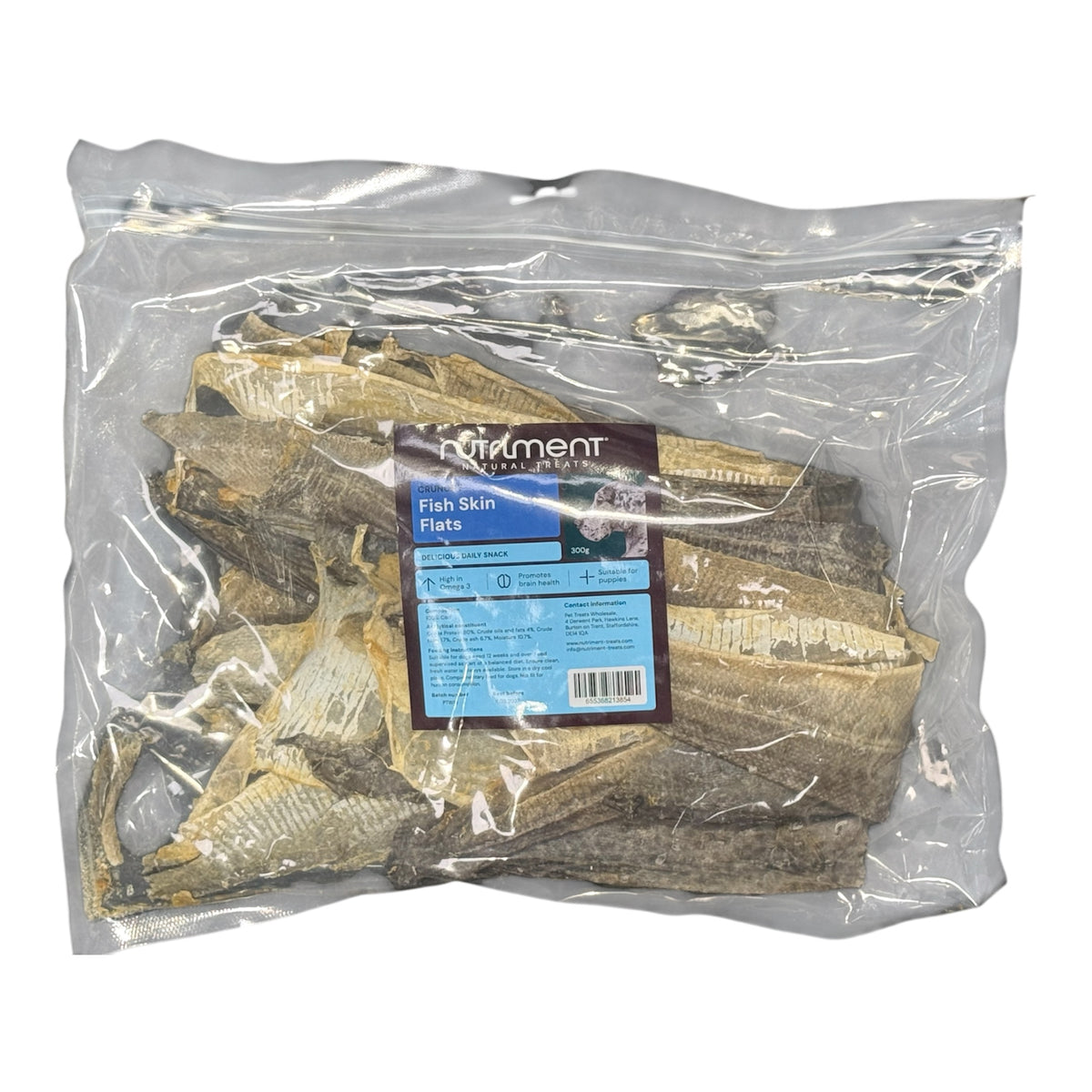 Nutriment Fish Skin Flats 300g