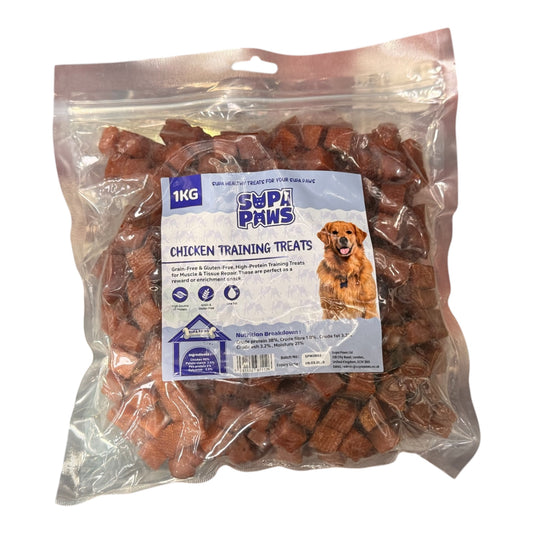 Supa Paws Chicken Training Treats 1kg