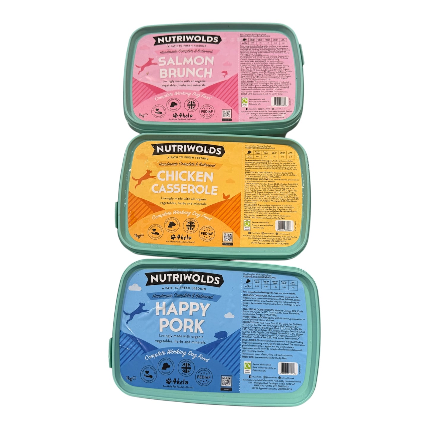 NutriWolds Raw Complete Dog Food 1kg