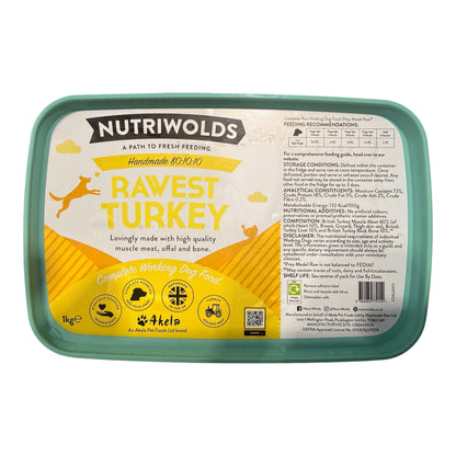 NutriWolds Rawest 80/10/10 Raw Dog Food 1kg