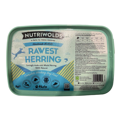 NutriWolds Rawest 80/10/10 Raw Dog Food 1kg