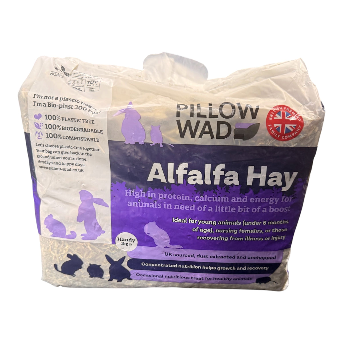 Pillow Wad Alfalfa Hay 1kg