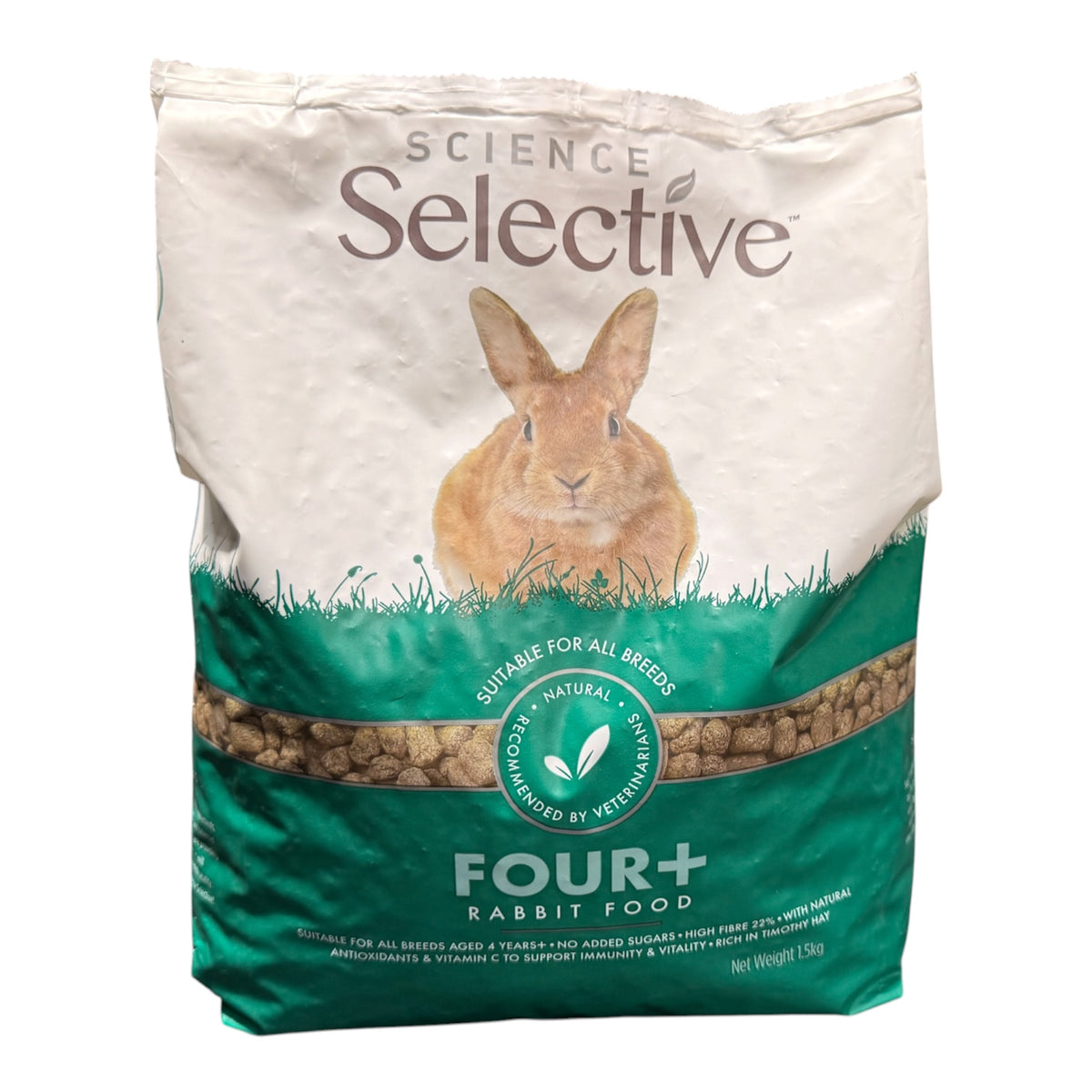 Science Selective Four+ Rabbit Food 1.5kg