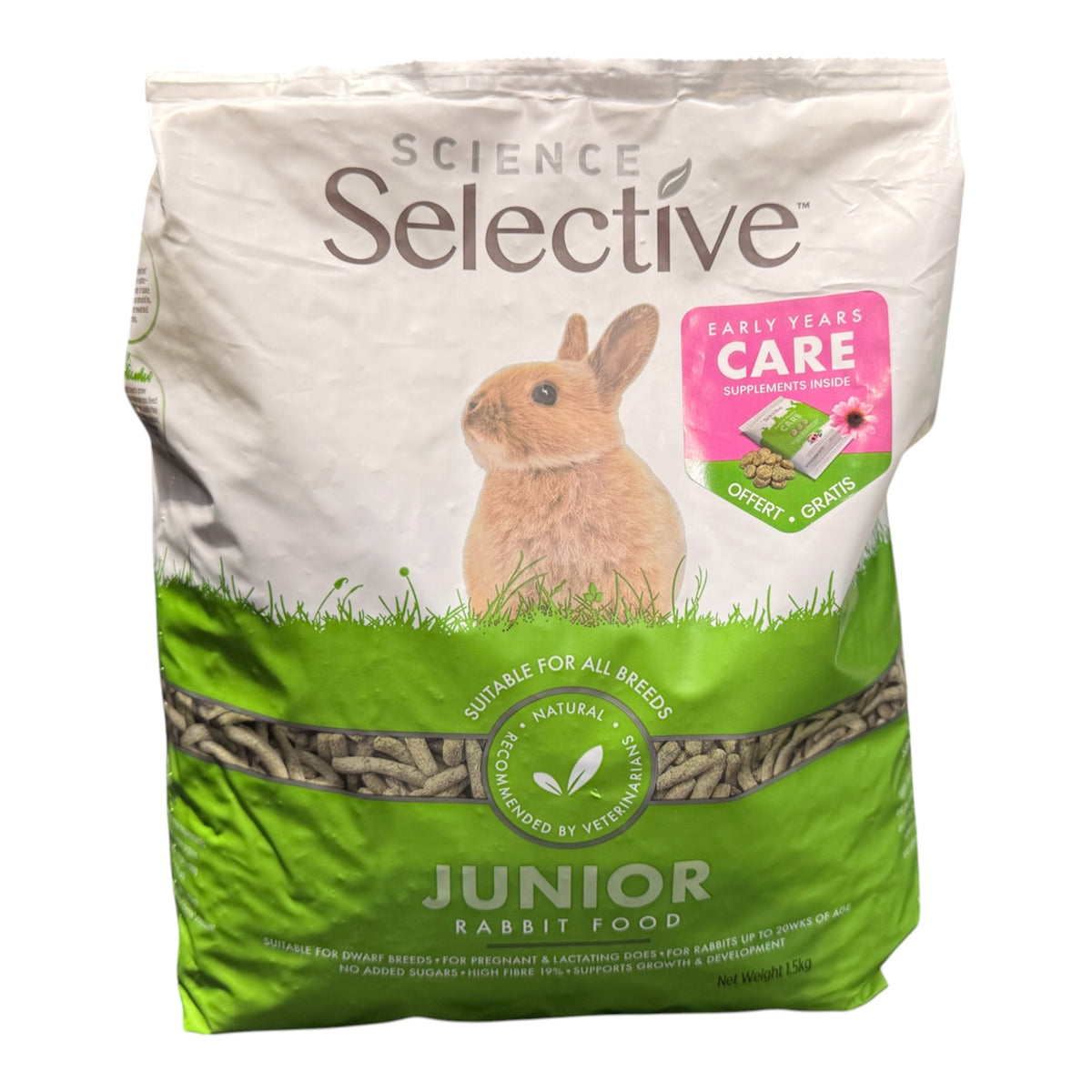 Science Selective Junior Rabbit Food 1.5kg