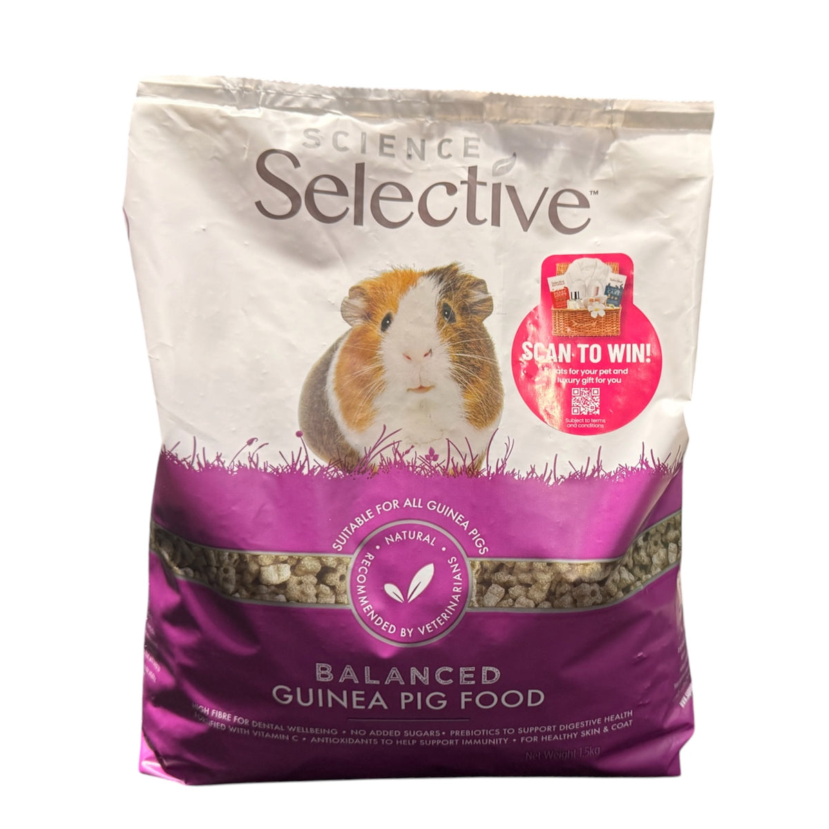 Science Selective Balanced Guinea Pig Food 1.5kg