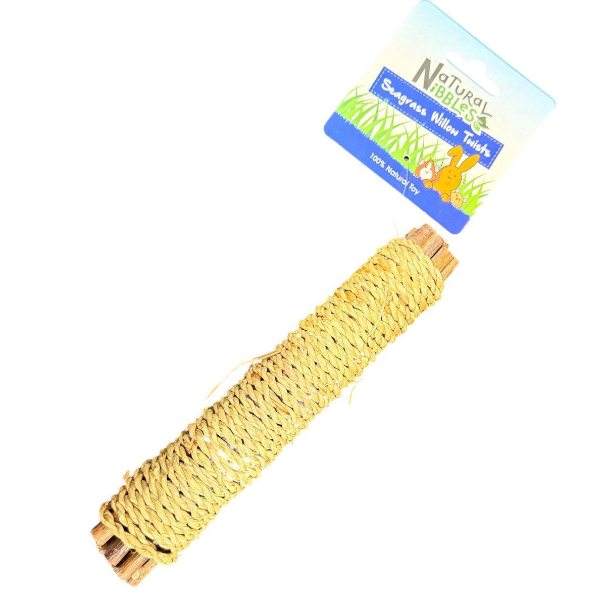 Natural Nibbles Seagrass Willow Twist – Natural Small Animal Chew Toy