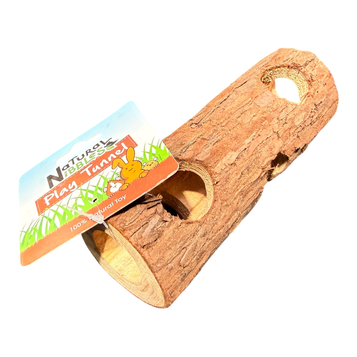 Natural Nibbles Natural Wood Play & Chew Tunnel for Hamsters & Rodents