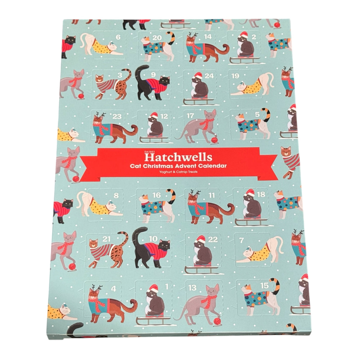 Hatchwells Cat Christmas Advent Calendar – Yoghurt & Catnip Treats
