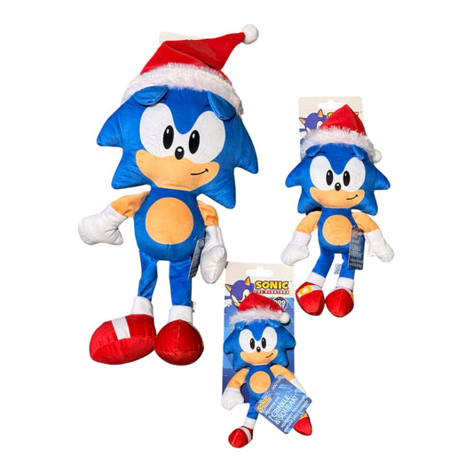 Sonic the Hedgehog Christmas Plush Squeaky Dog Toy