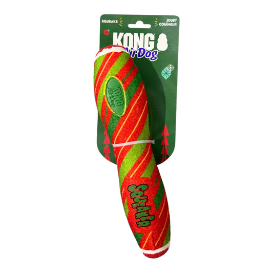 KONG AirDog SqueakAir Christmas Stick Dog Toy