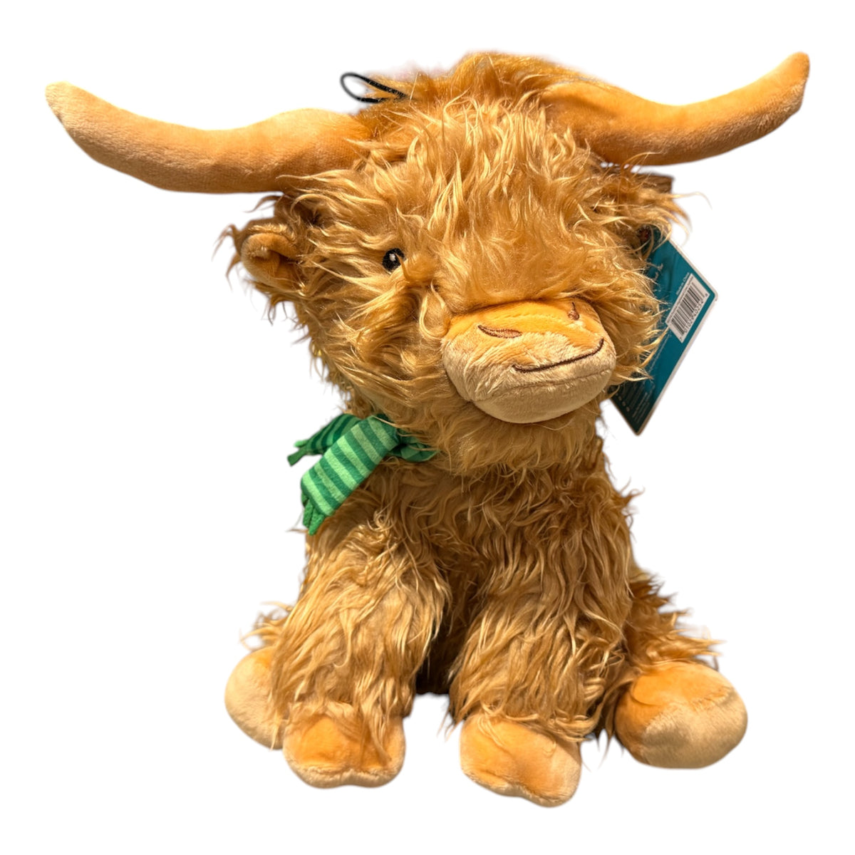 Happy Pet Christmas Highland Cow Plush Dog Toy Large