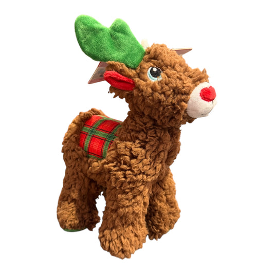 KONG Sherps Christmas Reindeer Plush Dog Toy