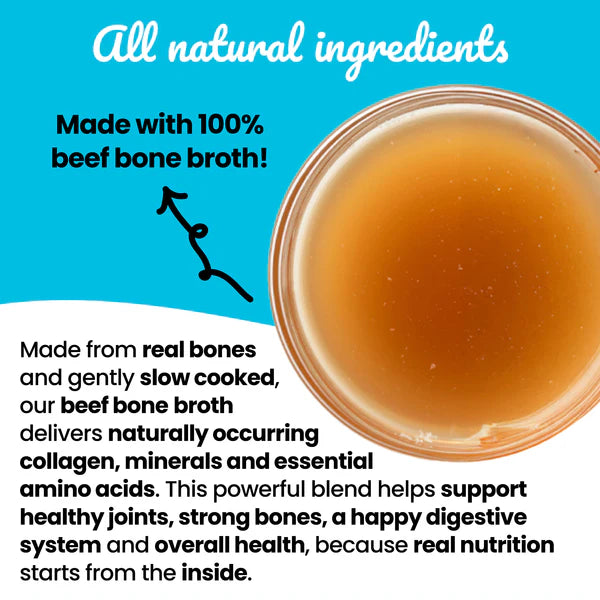 Super Natural - Slurpeez Bone Broth Powder 100% Beef Dogs & Cats 250g
