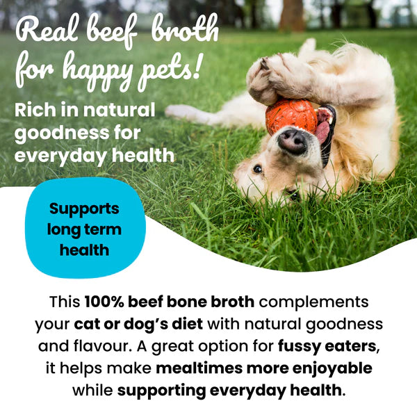 Super Natural - Slurpeez Bone Broth Powder 100% Beef Dogs & Cats 250g