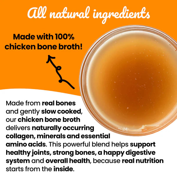 Super Natural - Slurpeez Bone Broth Powder 100% Chicken Dogs & Cats 250g