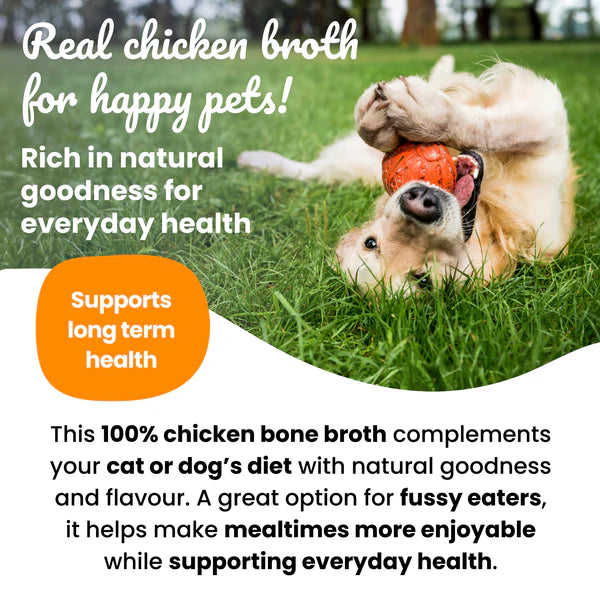 Super Natural - Slurpeez Bone Broth Powder 100% Chicken Dogs & Cats 250g