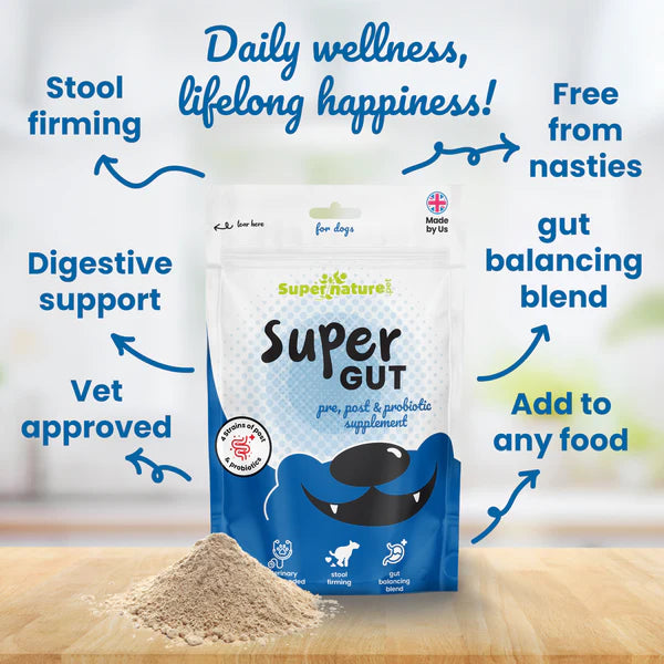 Super Natural - Super Gut Pre, Post & Probiotic Supplement for Dogs 150g