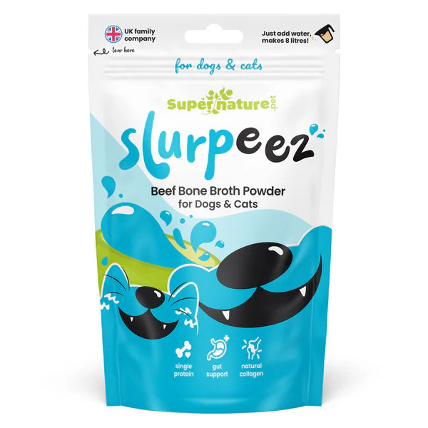 Super Natural - Slurpeez Bone Broth Powder 100% Beef Dogs & Cats 250g