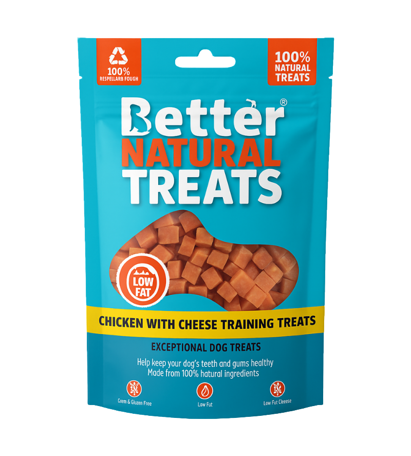 Better Natural - Chicken with Cheese Training Treats 90g