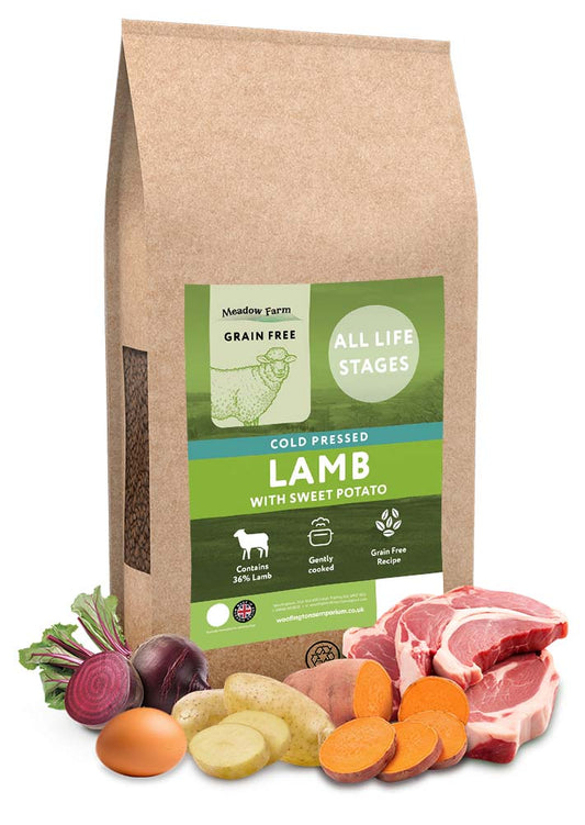 Meadow Farm Cold Pressed Lamb Dog Food 12kg
