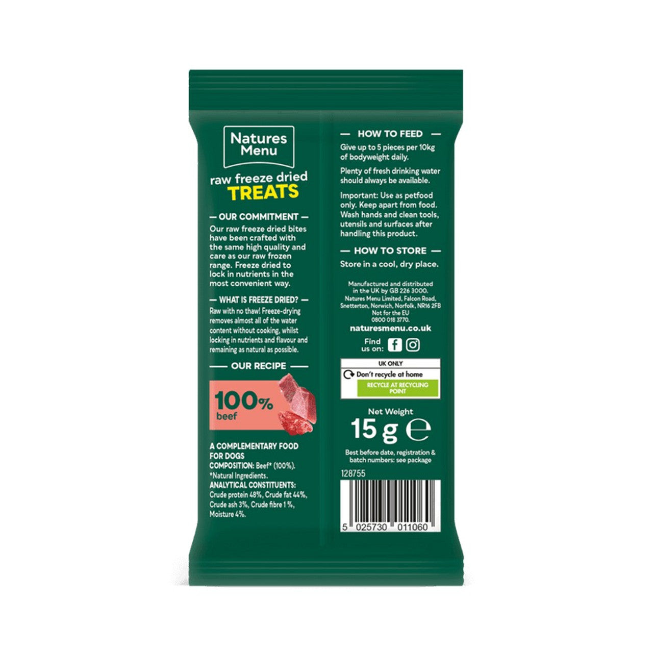 Natures Menu - Raw Freeze Dried Treats - 15g image 4