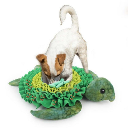 All For Paws Dig It Sea Turtle Treat Mat - Snuffle Mat Brain Game – available from Woofingtons