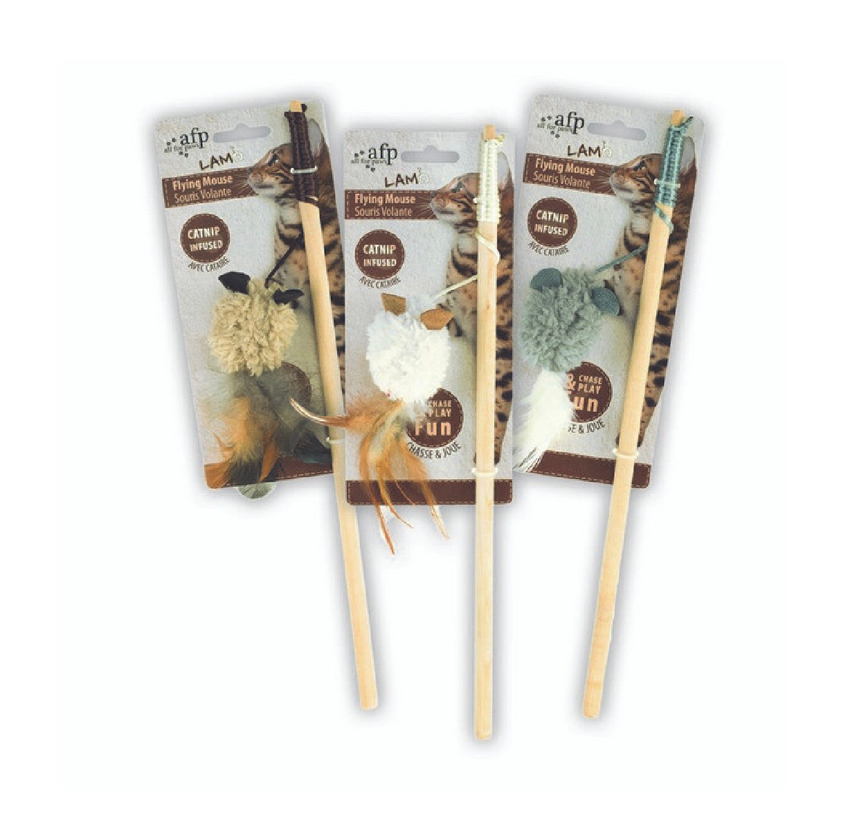 All For Paws - Flying Mouse Cat Toy – available from Woofingtons