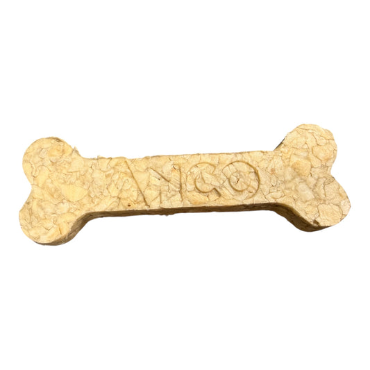 Anco - Collagen shaped bone waffle with Peanut Butter – available from Woofingtons