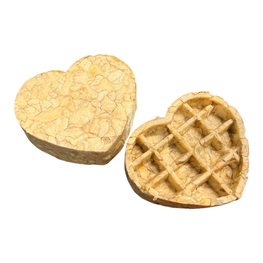 Anco - Collagen shaped heart - small waffle – available from Woofingtons