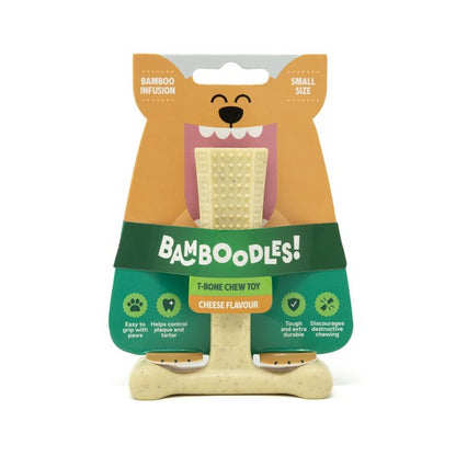 Bamboodles T-Bone Chew Toy for Dogs – product image 4 from Woofingtons