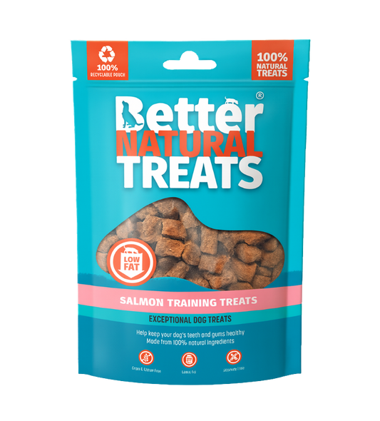 Better Natural - Salmon Training Treats 90g – available from Woofingtons