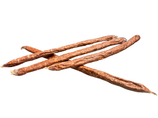 Burns - Hot Dog Sausage Sticks – available from Woofingtons