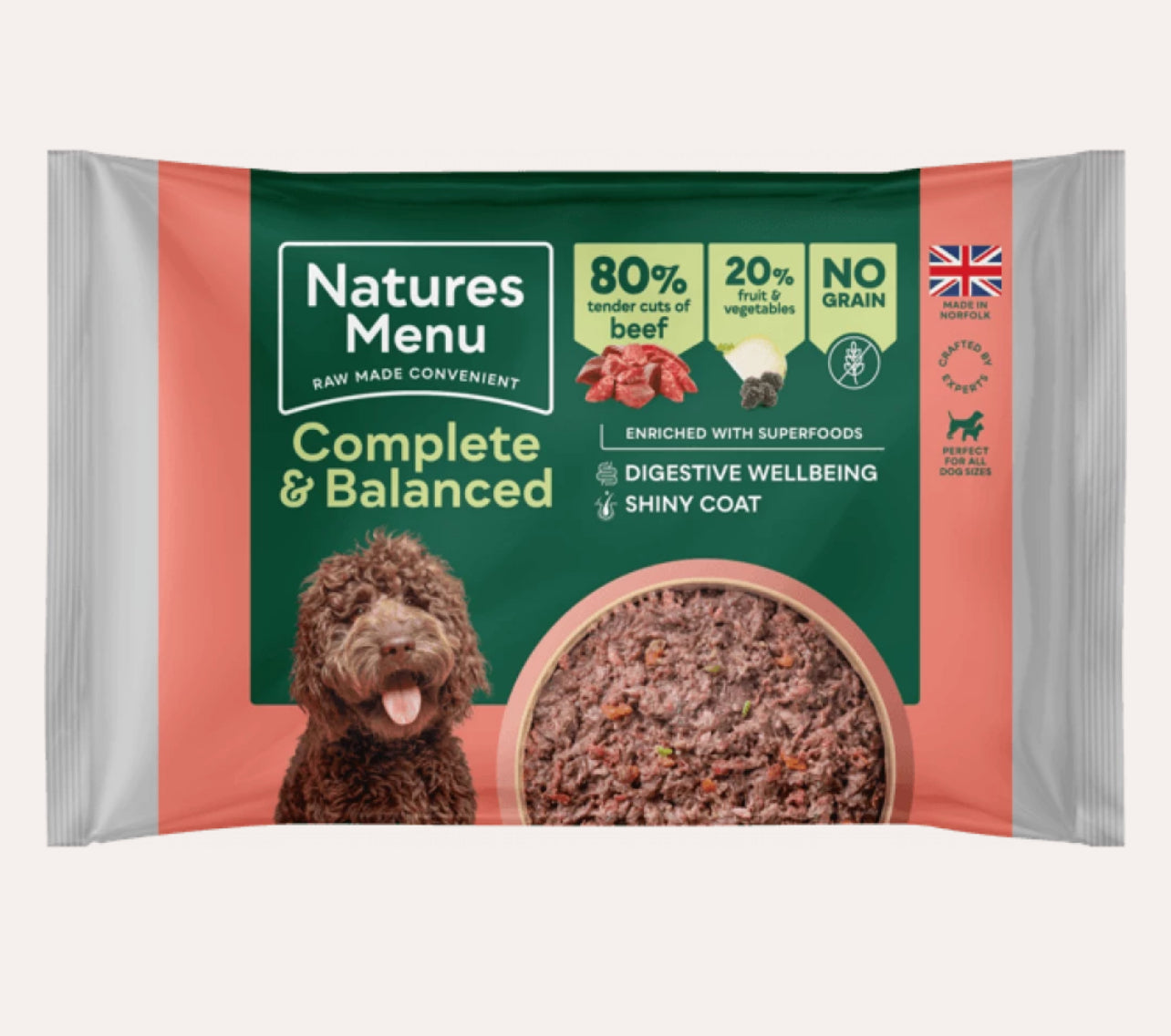 Natures Menu Raw Frozen Country Hunter Blocks 500g (local delivery only) image 0