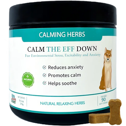 Calm The Eff Down Support Pork Chews – available from Woofingtons