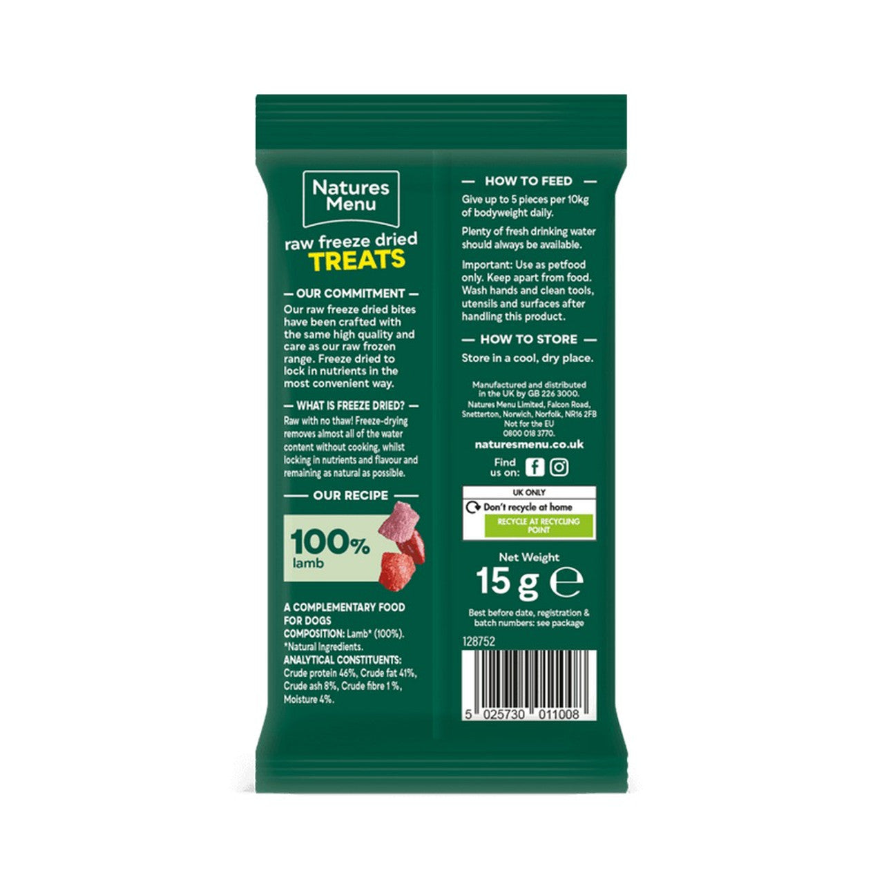 Natures Menu - Raw Freeze Dried Treats - 15g image 6