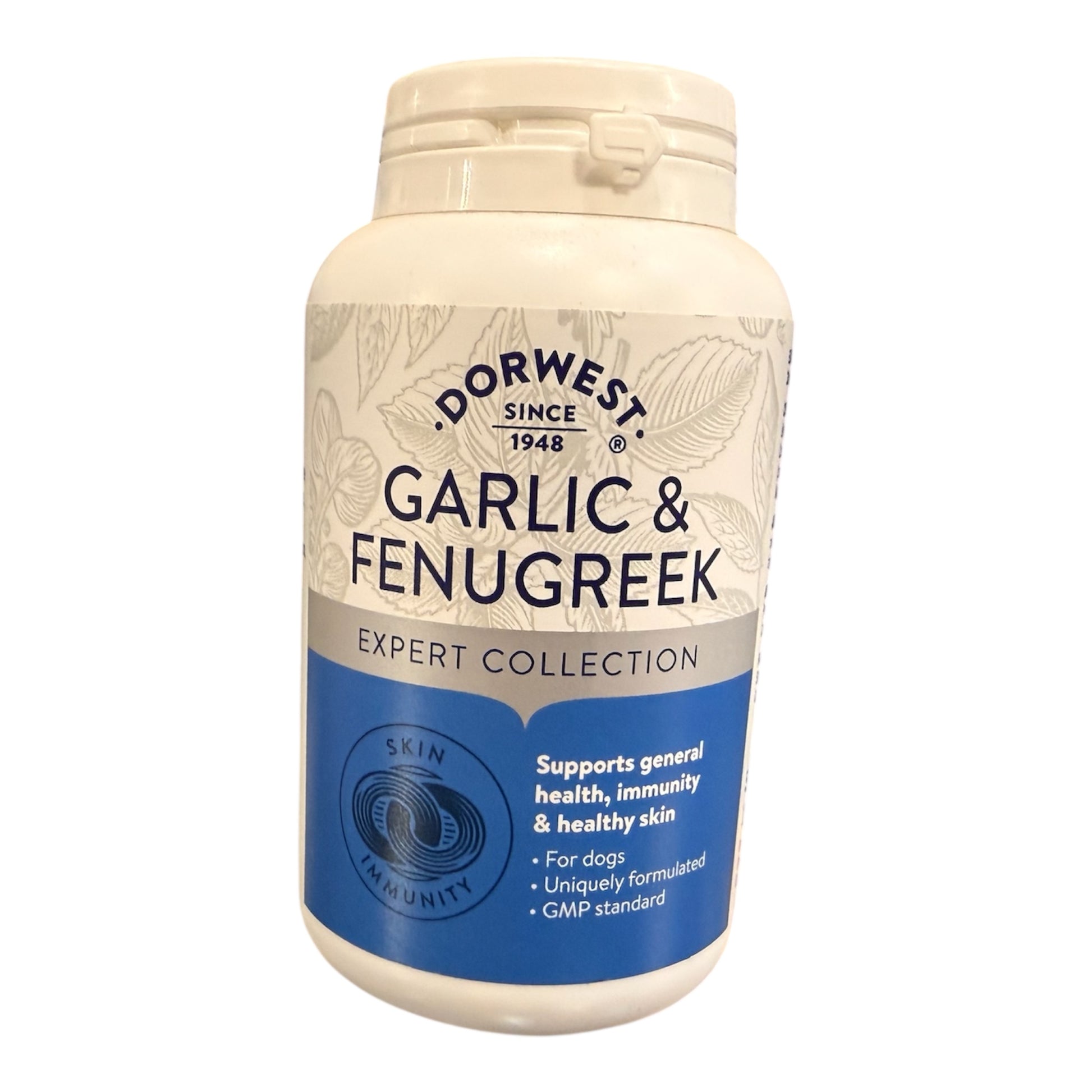 Dorwest - Garlic & Fenugreek for Dogs – available from Woofingtons