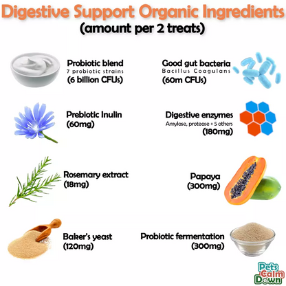 Stop Blooming Farting Digestive Support Pork Chews image 1