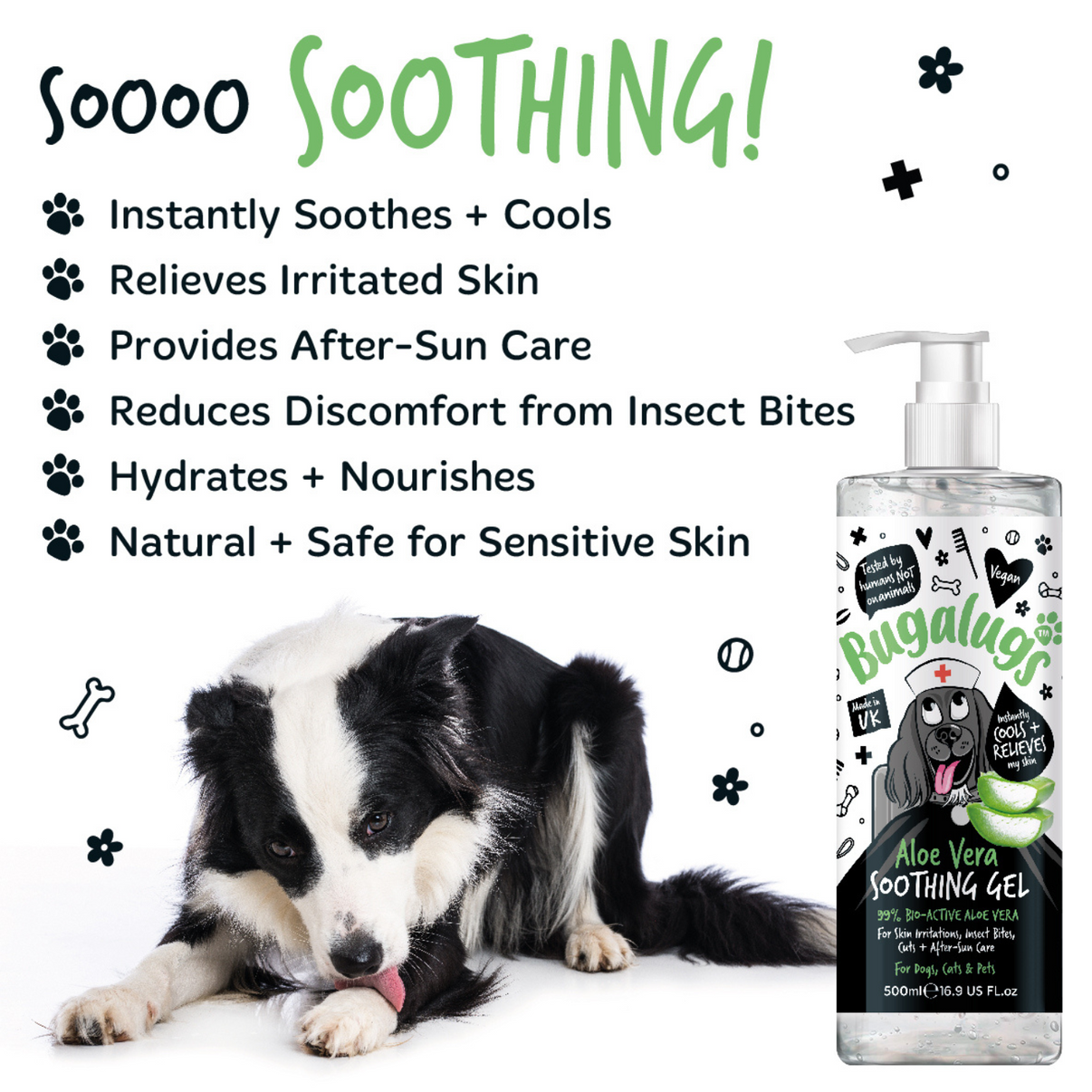 Bugalugs 500ml - Aloe Vera Soothing Gel for Pets  image 3