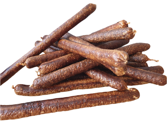 Nutriment - Gourmet Sausage Sticks – available from Woofingtons