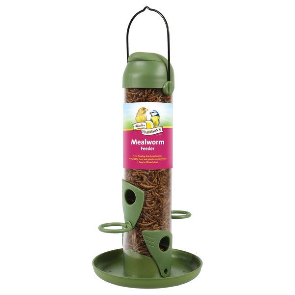 Harrisons Flip Top Mealworm Feeder 30cm – Wild Bird Feeder – available from Woofingtons