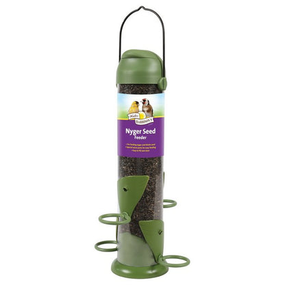 Harrisons Flip Top Nyjer Seed Feeder 30cm – Wild Bird Feeder – available from Woofingtons