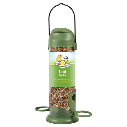 Harrisons Flip Top Seed Feeder 22cm – Wild Bird Feeder for Seed & Mixes – available from Woofingtons