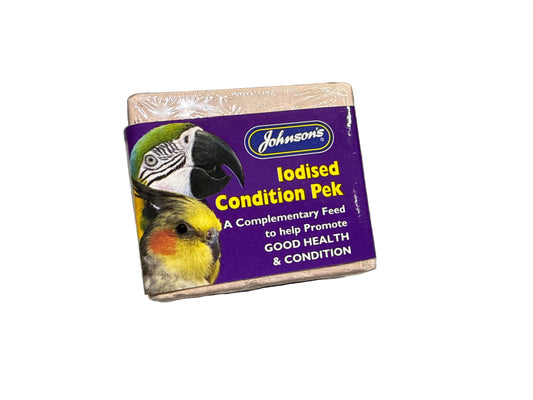 Johnson’s - Iodised condition Pek – available from Woofingtons