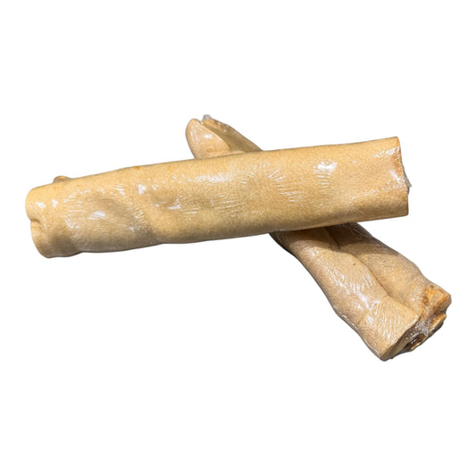 Buffalo Skin Roll for Dogs – Natural Long Lasting Chew – available from Woofingtons