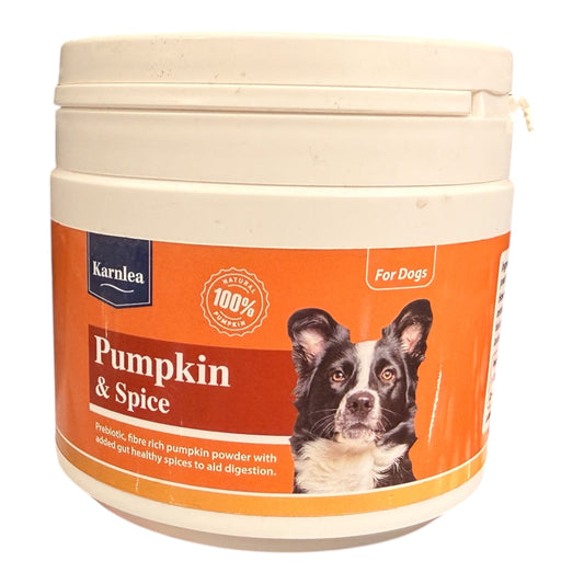 Karnlea - Pumpkin & Spice Prebiotic - For Dogs - 200g – available from Woofingtons